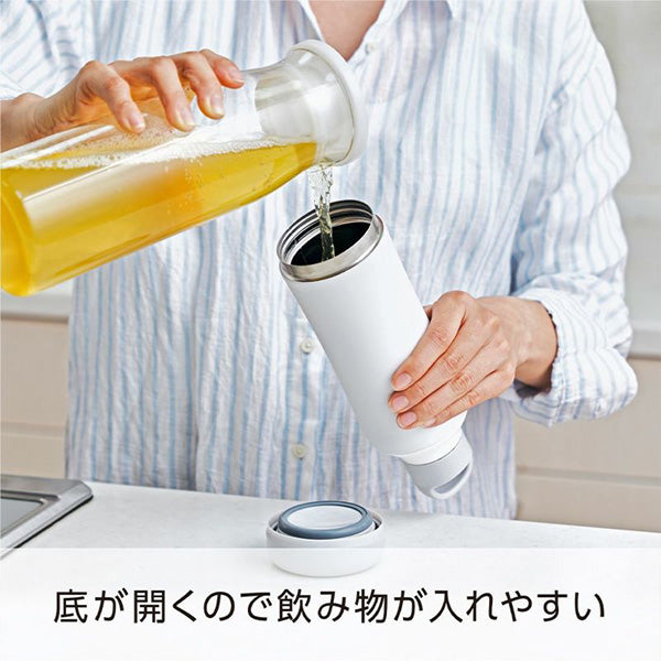 【底が取れるからしっかり洗えて衛生的】そこまで洗えるボトル sokomo（ソコモ）1L （大きな氷もラクラク・真空断熱・保冷保温水筒）