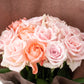 【フラワーギフト】花瓶のいらないスタンディングブーケ　薔薇　スイート