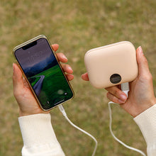 画像をギャラリービューアに読み込む, 【10秒で速暖・最長８時間】あったかUSB充電式ポケットカイロ　モバイルバッテリー機能付き
