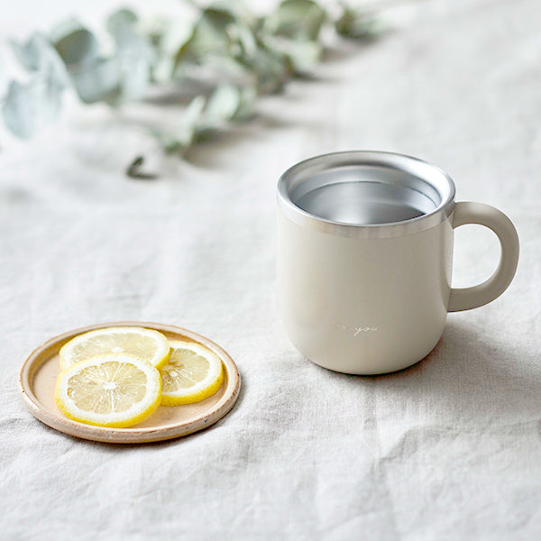 【熱湯をさっと冷まして適温をキープ】白湯専用マグカップ『白湯専科』