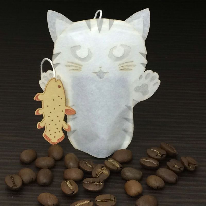 猫ティーバッグ　４種セット 【オーシャンティーバッグ】