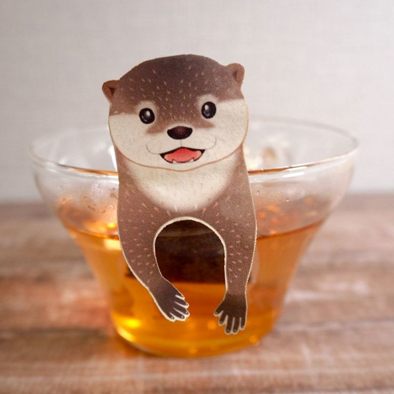 コツメカワウソのティーバッグ 【オーシャンティーバッグ】