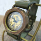 【時計職人のハンドメイド腕時計】手巻き式時計　WB-003