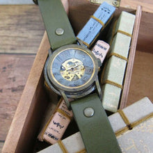 画像をギャラリービューアに読み込む, 【時計職人のハンドメイド腕時計】手巻き式時計　WB-011
