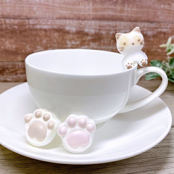 【かわいいお砂糖】ふちかけ猫 ２箱セット
