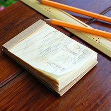 画像をギャラリービューアに読み込む, 職人が作った本当に木のメモ帳【 小 】木の付箋２種付き
