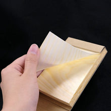 画像をギャラリービューアに読み込む, 職人が作った本当に木のメモ帳【 大 】木の付箋２種付き
