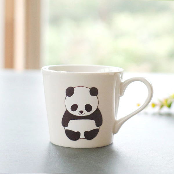【温度で色が変わるマグカップ】パンダ