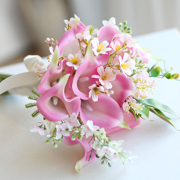 【お花のブーケライト】ロマンティックカラーブーケ