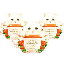 画像をギャラリービューアに読み込む, かわいい子猫のフレーバーティー　ストロベリー　３箱セット（１箱４包入り）
