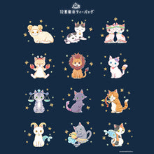 画像をギャラリービューアに読み込む, 【12星座のティーバッグ】星座ねこ　ふたご座（Gemini）
