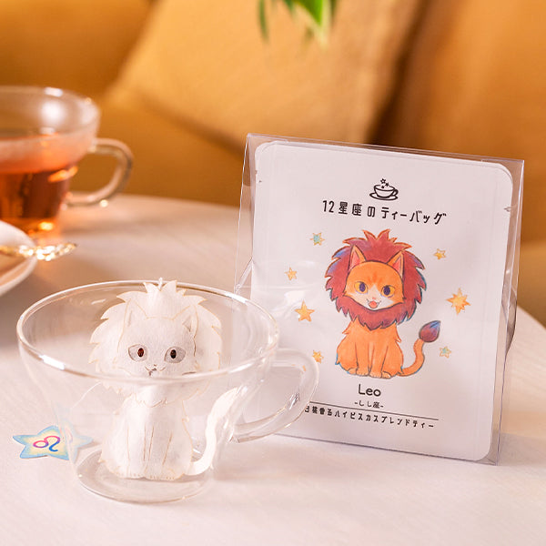 【12星座のティーバッグ】星座ねこ　しし座（Leo）