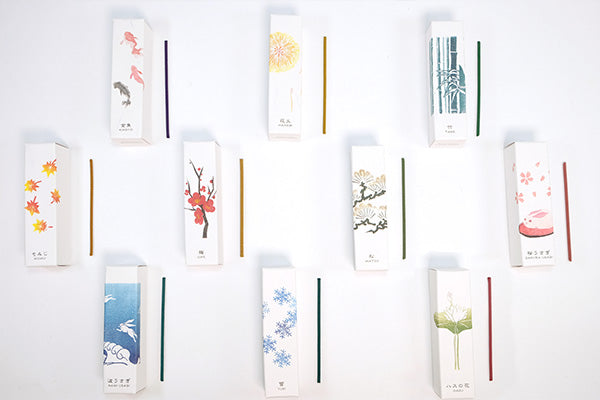 【いやしのお香】日本の四季詰め合わせ　10種の香セット