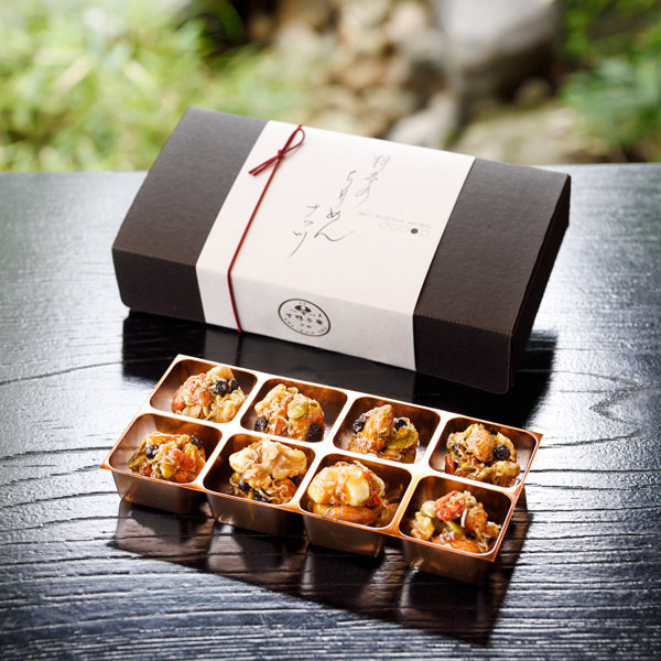 【下鴨茶寮】料亭のちりめんナッツ　８個入り ２箱セット（メーカー直送・送料込み）